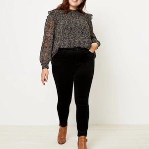 LOFT Plus High Waist Skinny Corduroy Pants NWT